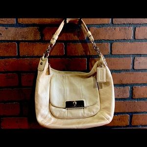 Coach Kristen Champagne Beige Handbag Purse